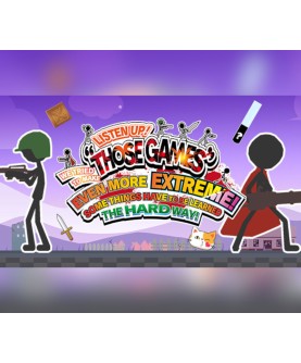 LISTEN UP! WE TRIED TO MAKE “THOSE GAMES” EVEN MORE EXTREME! SOME THINGS HAVE TO BE LEARNED THE HARD WAY! Steam Key GLOBAL